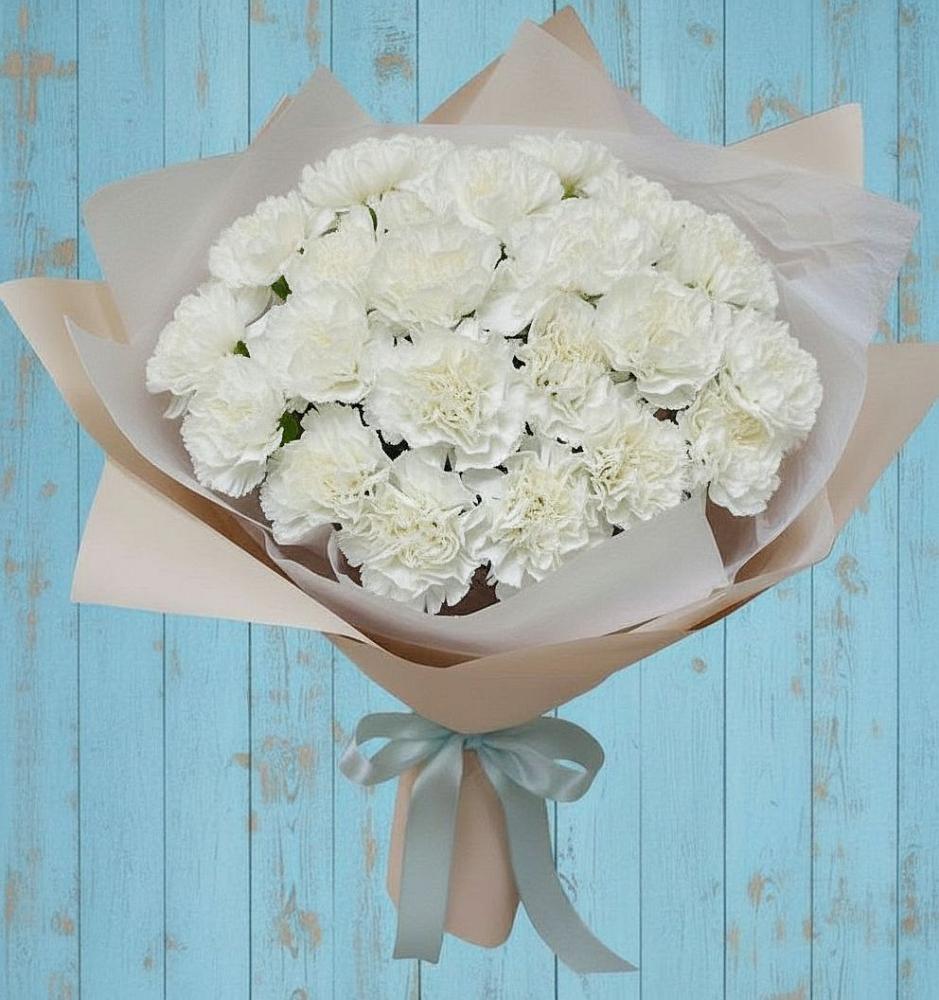 Букет цветов из: Гвоздики в Горном Новосибирской области