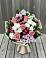 Букет цветов из: Альстромерии, Гвоздики, Розы и Хризантемы в Горном Новосибирской области