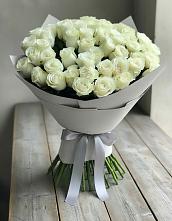 Букет 35 Белых роз в Горном Новосибирской области