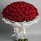 Букет 101 Красная роза Блэк Мэджик в Горном Новосибирской области