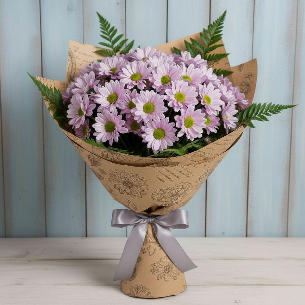 Букет цветов из: Хризантемы в Горном Новосибирской области