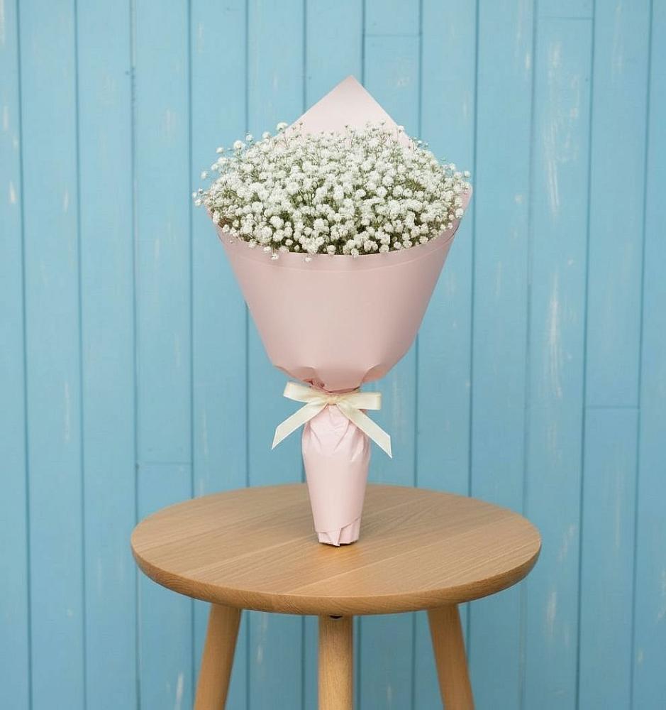 Букет цветов из: Гипсофила в Горном Новосибирской области