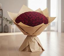 Букет 101 Красная роза в Горном Новосибирской области