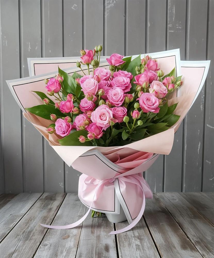 Букет Розовый кустик в Горном Новосибирской области
