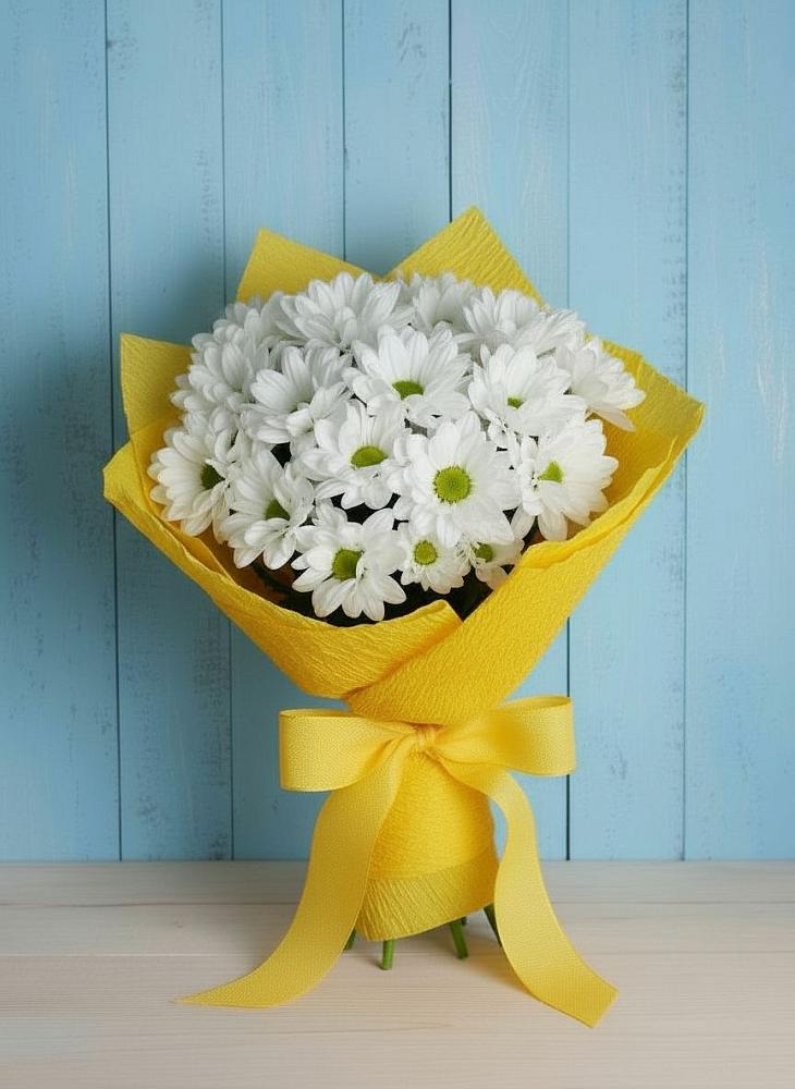 Букет цветов из: Хризантемы в Горном Новосибирской области