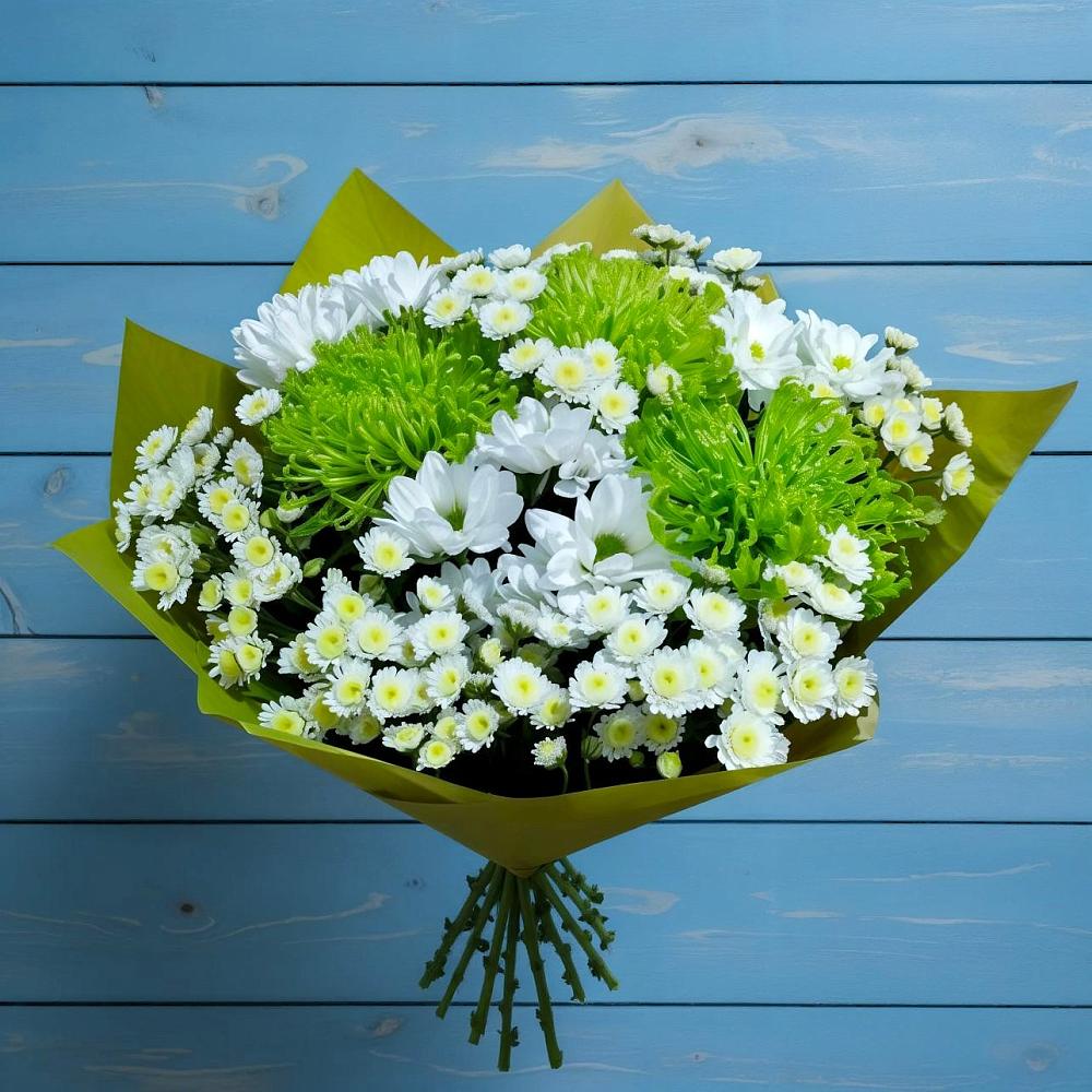Букет цветов из: Хризантемы в Горном Новосибирской области