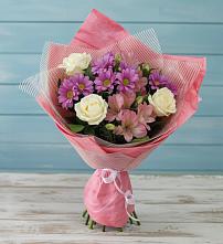 Букет цветов из:  Герберы #REPLACE_PRED# Горном Новосибирской области