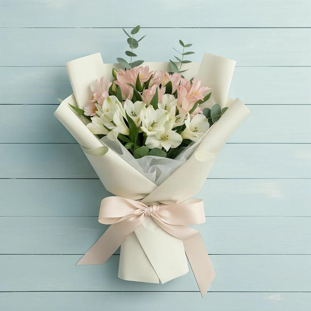 Букет цветов из: Альстромерии в Горном Новосибирской области