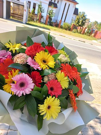 Букет цветов из: Герберы в Горном Новосибирской области