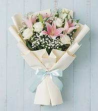 Букет цветов из:  Лилии в Горном Новосибирской области