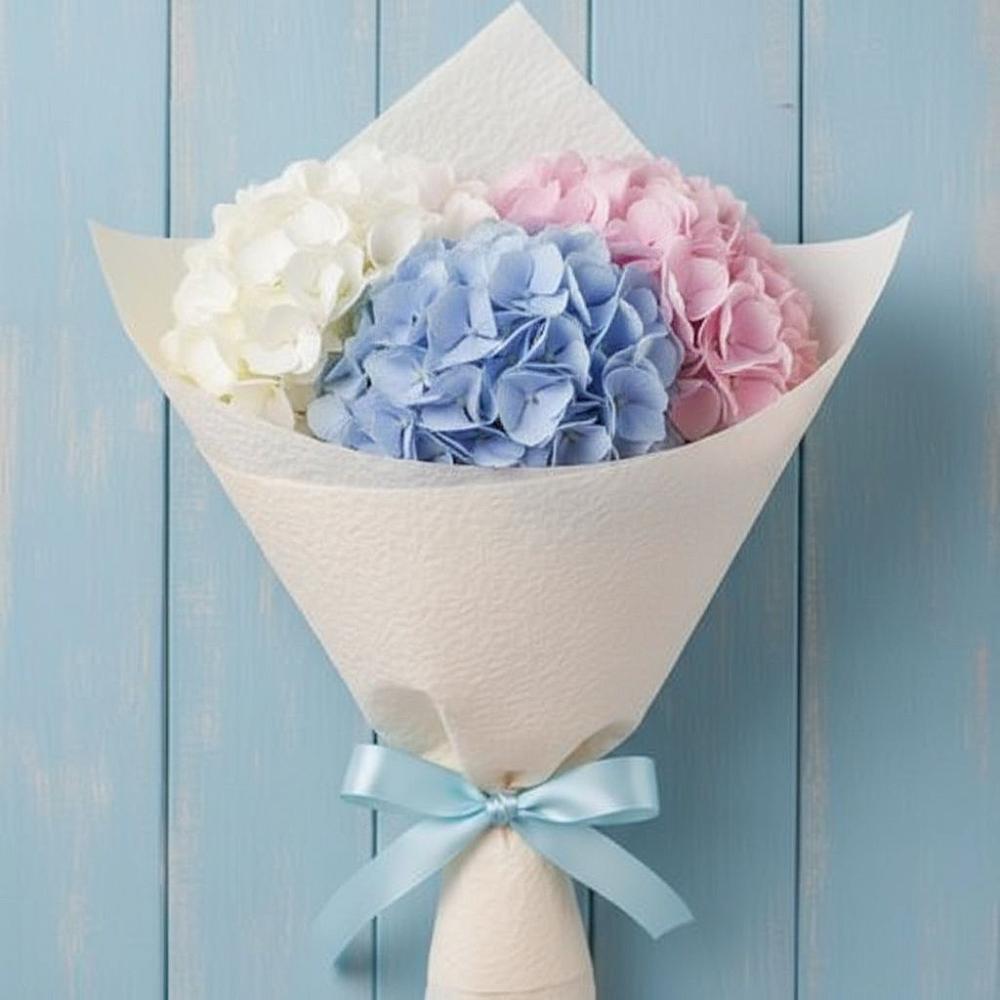 Букет цветов из: Гортензия в Горном Новосибирской области